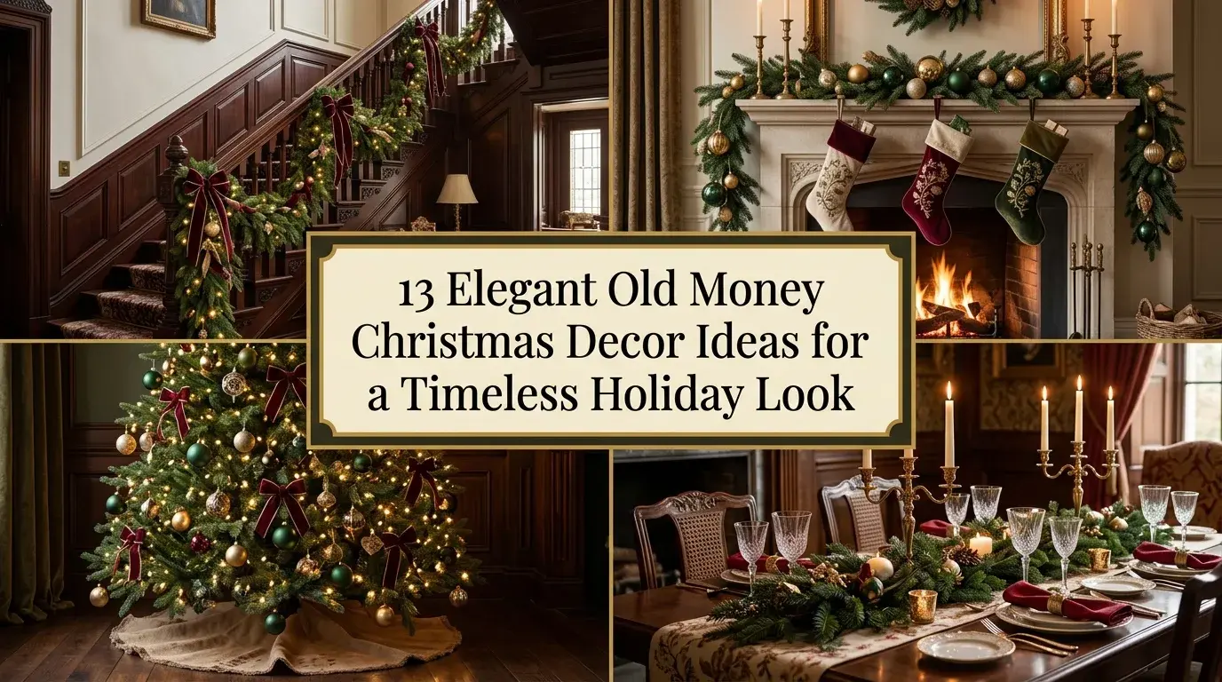 13 Elegant Old Money Christmas Decor Ideas for a Timeless Holiday Look