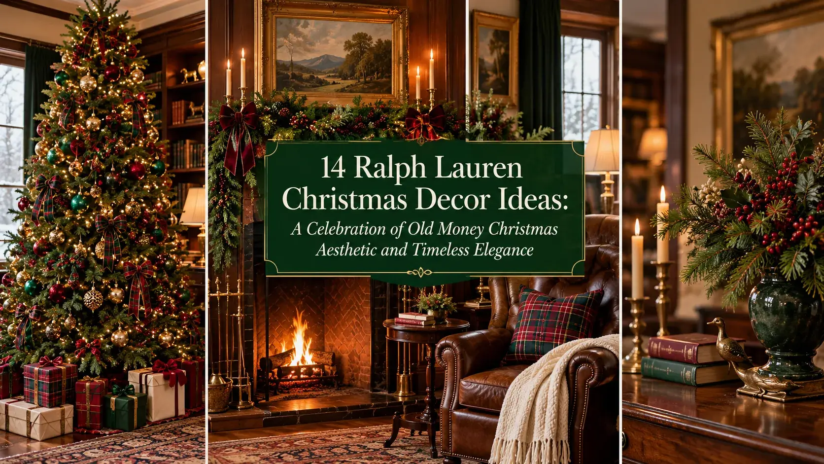 14 Ralph Lauren Christmas Decor Ideas: A Celebration of Old Money Christmas Aesthetic and Timeless Elegance
