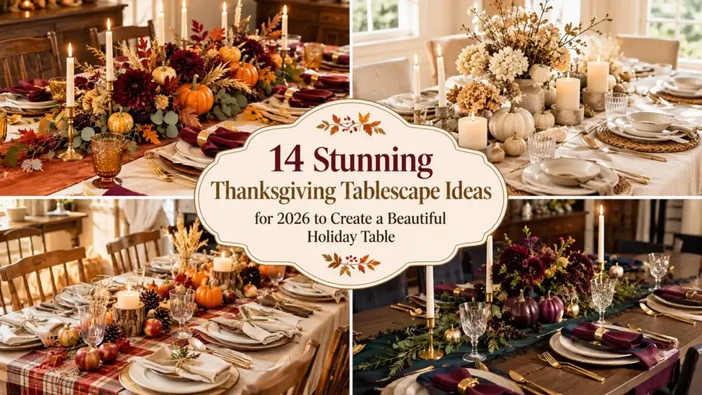 14 Stunning Thanksgiving Tablescape Ideas for 2026 to Create a Beautiful Holiday Table