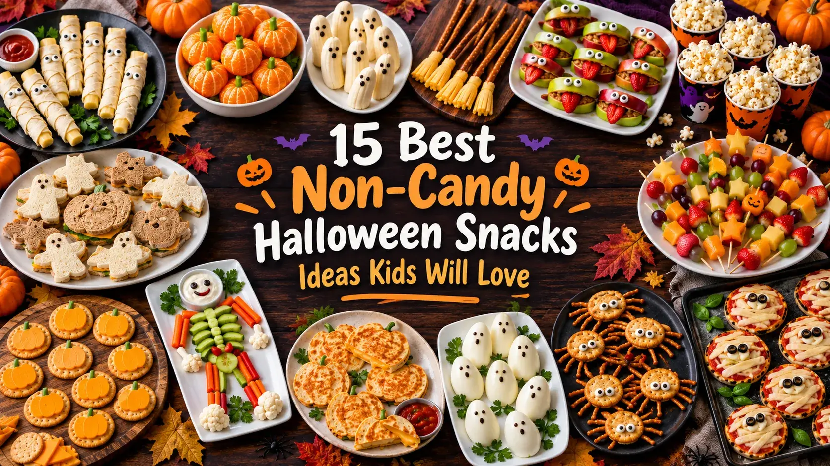 15 Best Non-Candy Halloween Snacks Ideas Kids Will Love