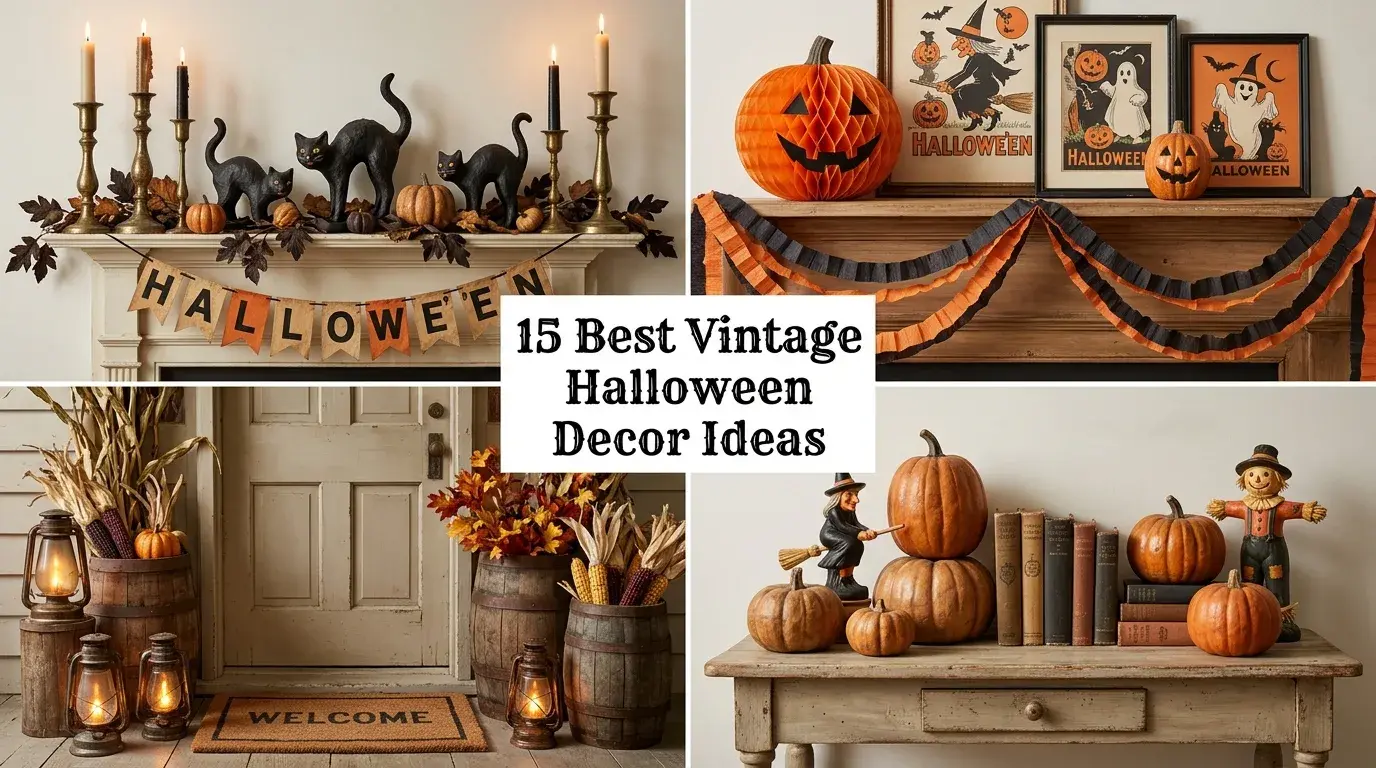 15 Best Vintage Halloween Decor Ideas for a Charming, Spooky Home