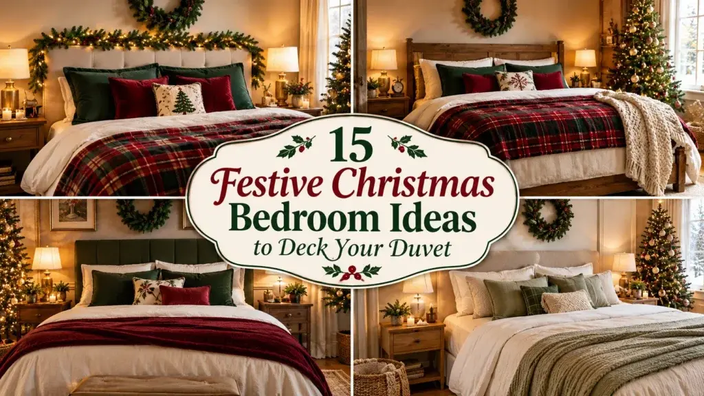 15 Festive Christmas Bedroom Ideas to Deck Your Duvet