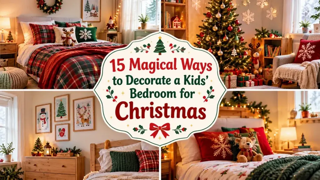 15 Magical Kids’ Bedroom Christmas Decorations Ideas