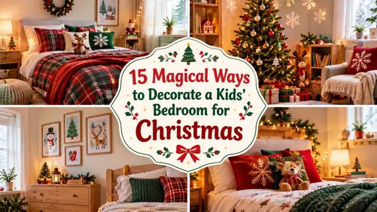 15 Magical Kids’ Bedroom Christmas Decorations Ideas