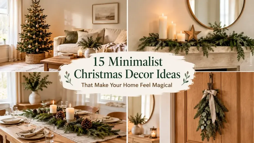15 Minimalist Christmas Decor Ideas That Make Your Home Feel Magical