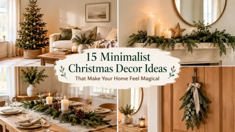 15 Minimalist Christmas Decor Ideas That Make Your Home Feel Magical