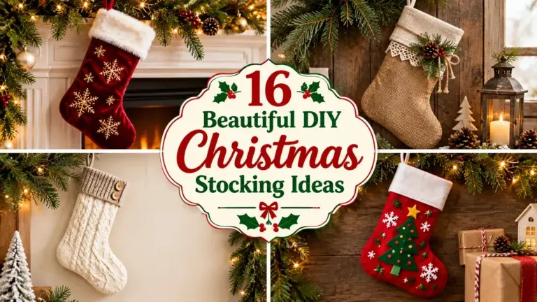 16 Beautiful DIY Christmas Stocking Ideas: Sew & No-Sew Projects for Every Crafter