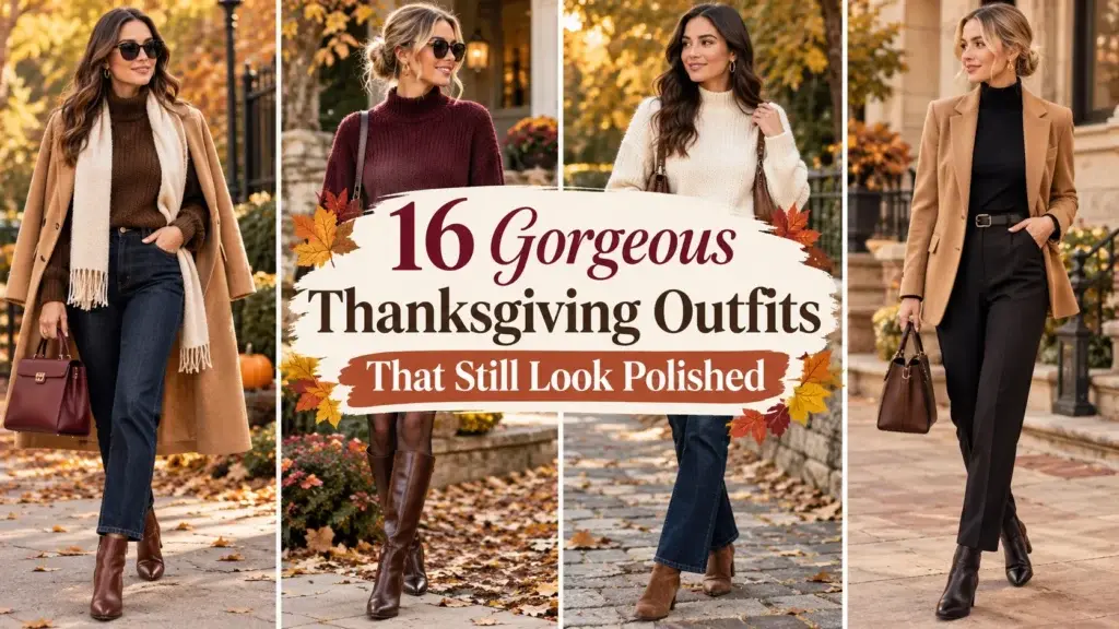 16 Gorgeous Thanksgiving Outfits That Still Look Polished