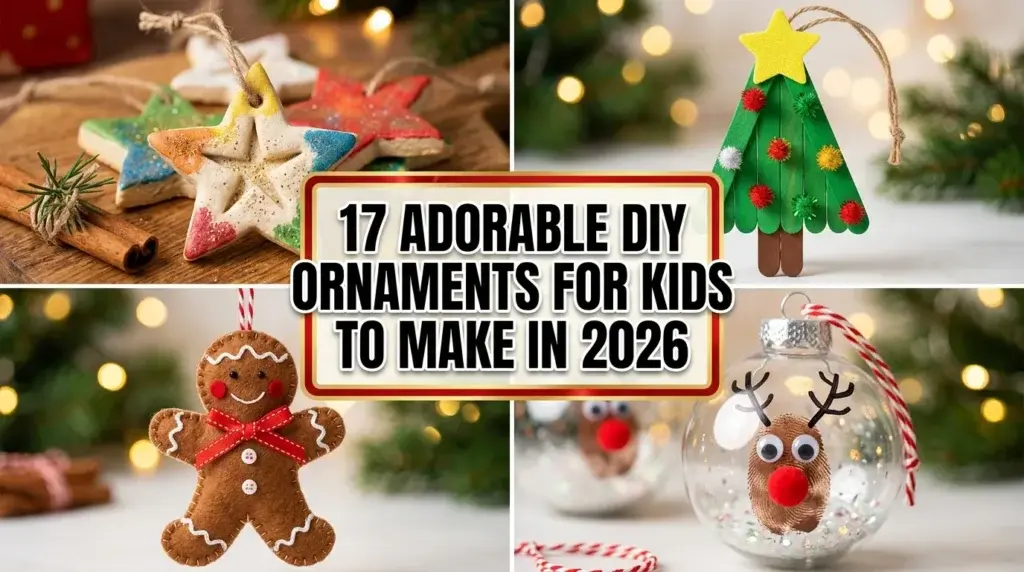 17 Adorable DIY Ornaments for Kids to Make in 2026