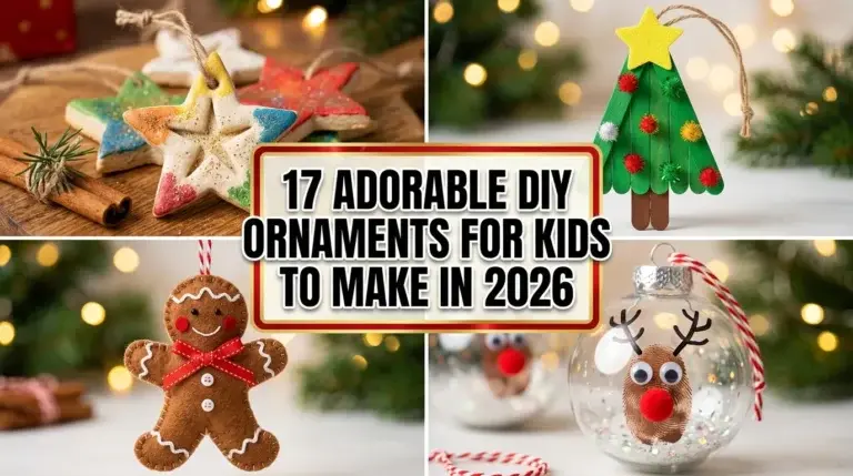 17 Adorable DIY Ornaments for Kids to Make in 2026