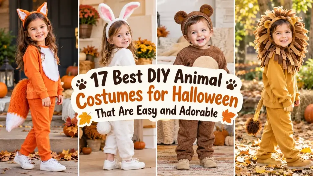 17 Best DIY Animal Costumes for Halloween That Are Easy and Adorable