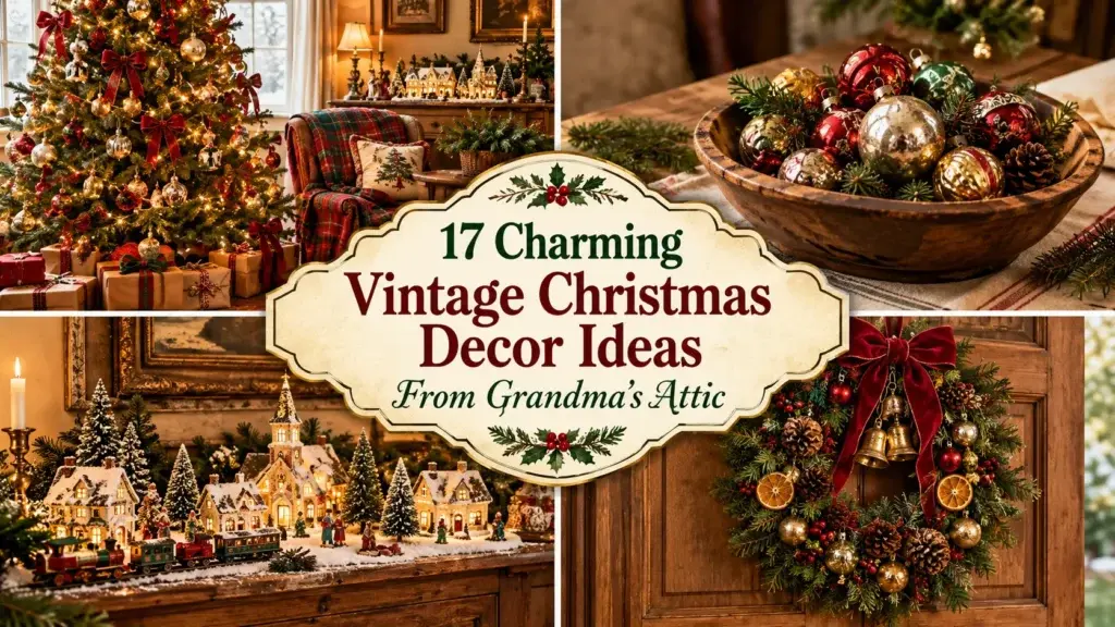 17 Charming Vintage Christmas Decor Ideas From Grandma’s Attic