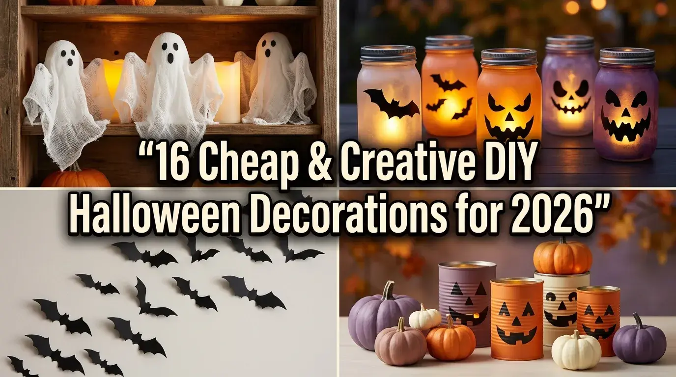 16 Cheap & Creative DIY Halloween Decorations for 2026