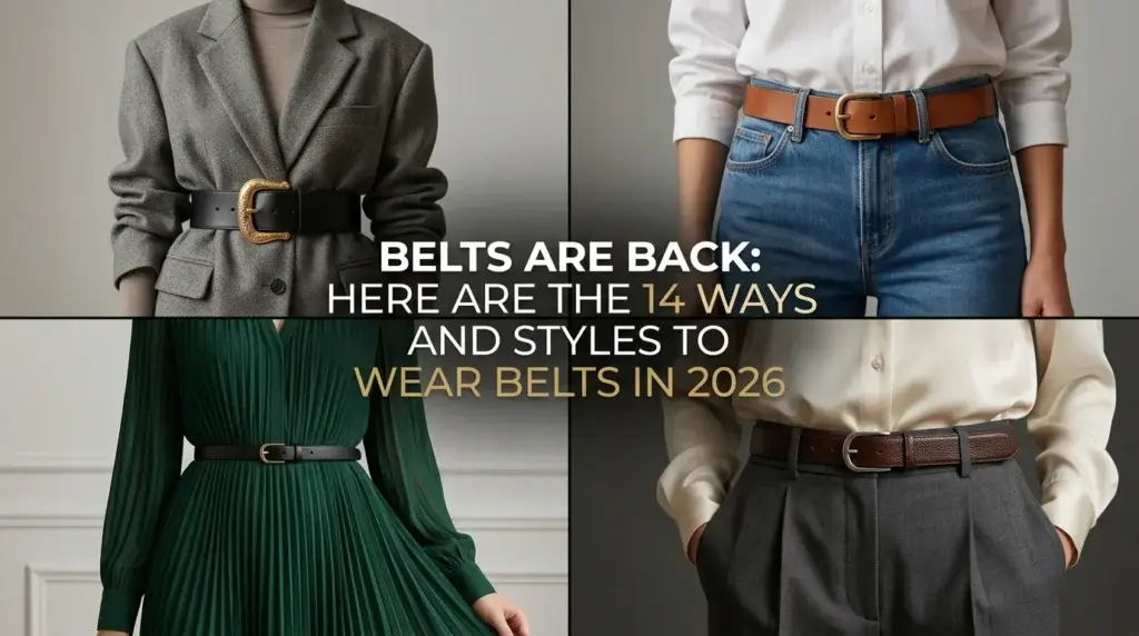 Belts Are Back: Here Are The 14 styles And ways To Wear Belts In 2026